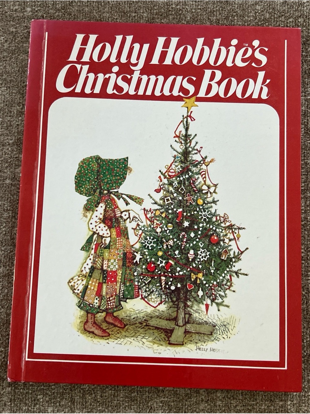 HOLLY HOBBIE'S CHRISTMAS BOOK - EXCELLENT CONDITION HARDCOVER VINTAGE 1980 HTF